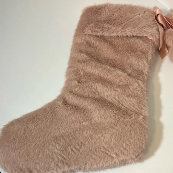 Victoria's Secret Pink Faux Fur Holiday Stocking - Picture 6 of 14